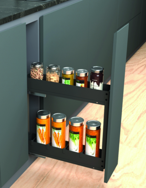 Bottle Pullout 2 Layer Basket