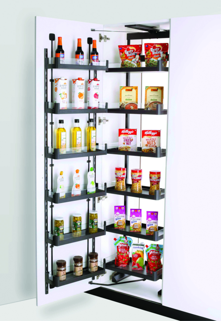 Glass Pantry Unit